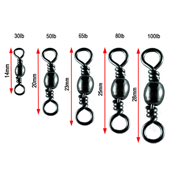 Barrel Swivels 50-Packs – Rig Master Tackle