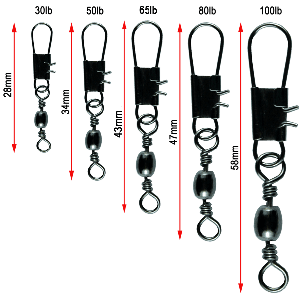 Barrel Snap Swivels
