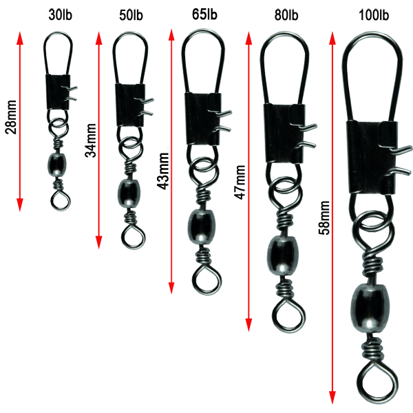 Barrel Snap Swivels 50-Packs – Rig Master Tackle