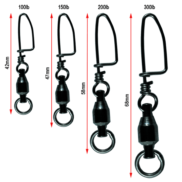 Ball Bearing Coast-Lock Swivels 10-Packs – Rig Master Tackle