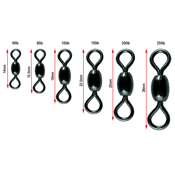 Crane Swivels 50Packs Rig Master Tackle