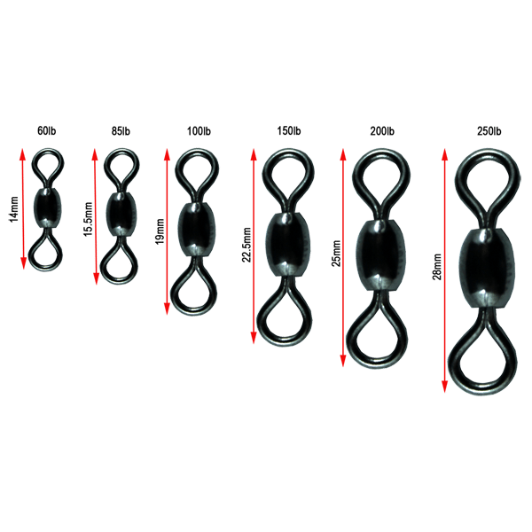 Crane Swivels 50Packs Rig Master Tackle