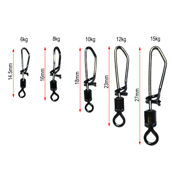 10 Clips Fishing Lure Quick Clips 18mm 