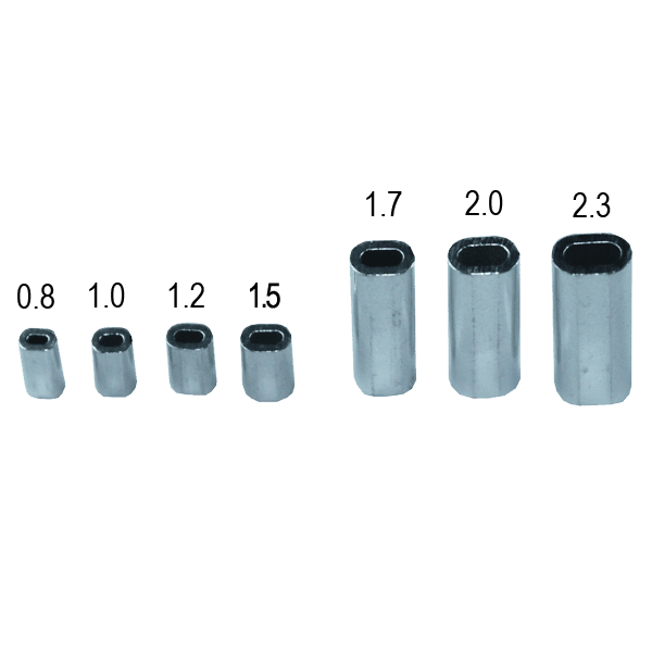 Alloy Single Oval Crimps
