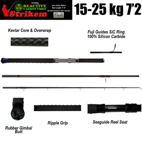 Strikem 15-25kg Fishing Rod