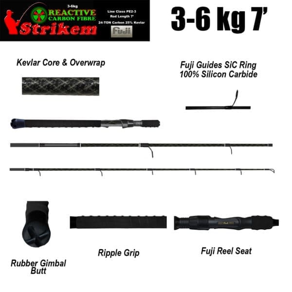 Strikem 3-6kg Fishing Rod