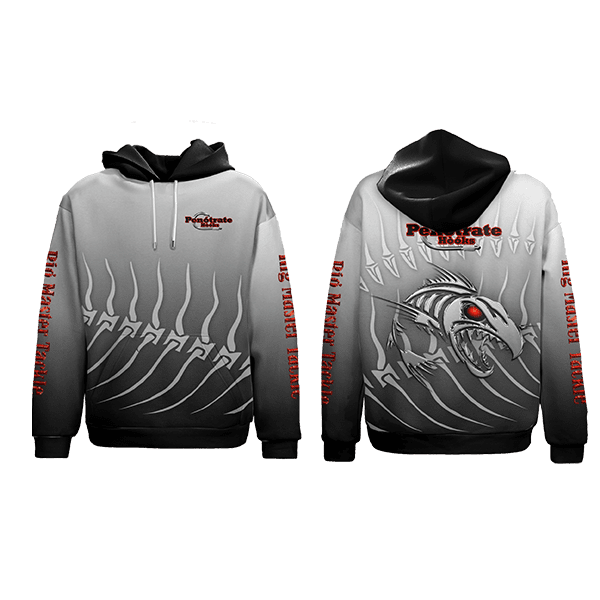 Penotrate Hooks Skeleton Fish Fishing Tournament Singlet/Shirt/Hoodie